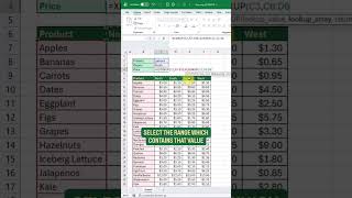 xlookup two directions explained #excel #rinkukumarsharma #exceltips