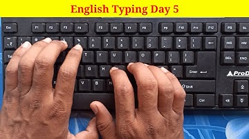 New English Typing Course Day 5 | English Typing | English Typing Kaise Sikhe | English Typing Day