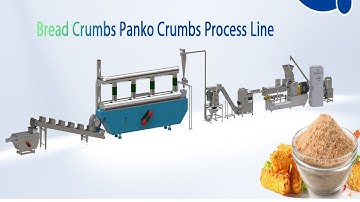 Bread Crumb Panko Crumbs Process Line Bread Crumbs Making Machine