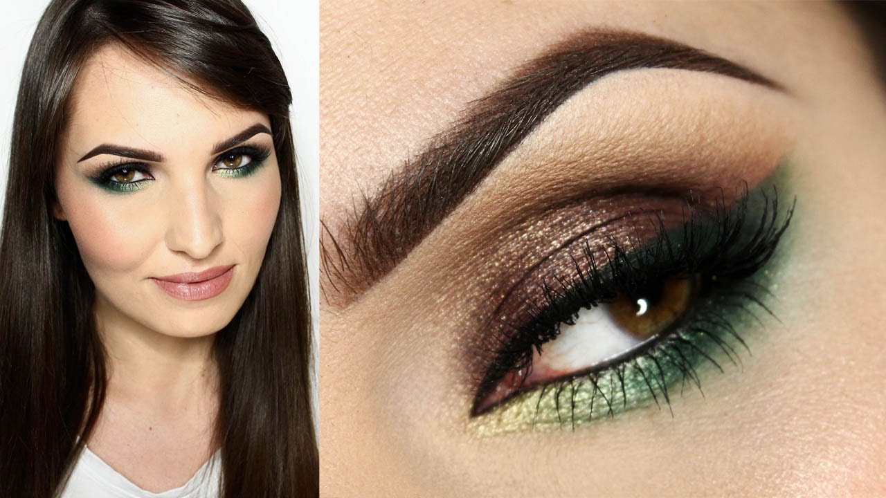 *GARDEN OF EDEN - Makijaż w brązie i odcieniach zieleni*