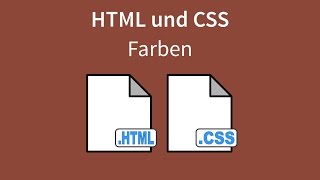 HTML und CSS - Farben