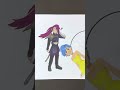 which is real girlfriend of slashblade from inside out 2 #shorts #insideout2 #art