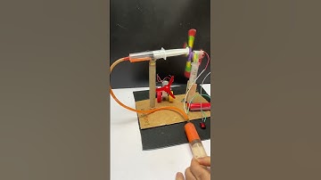 Dc motor fan project by hydraulic #dcmotor #dcmotorproject #tech #scienceproject #shorts #diy