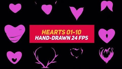 Liquid Elements 3 Hearts 01-10 Stock Motion Graphics