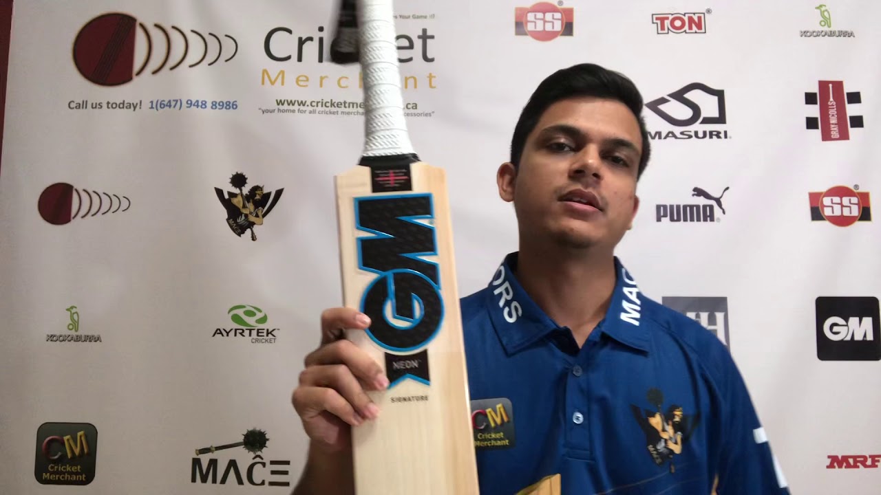 GM Neon Signature Cricket Bat 2019 YouTube