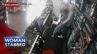 WOMAN STABBED: Surveillance video captures robbery, stabbing in Cheltenham Township