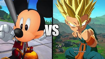 Team Mickey VS Team Trunks (CPU VS CPU) - Dragon Ball Sparking! Zero Mods