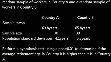 Statistical Question Solution