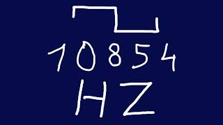 10854 hz square