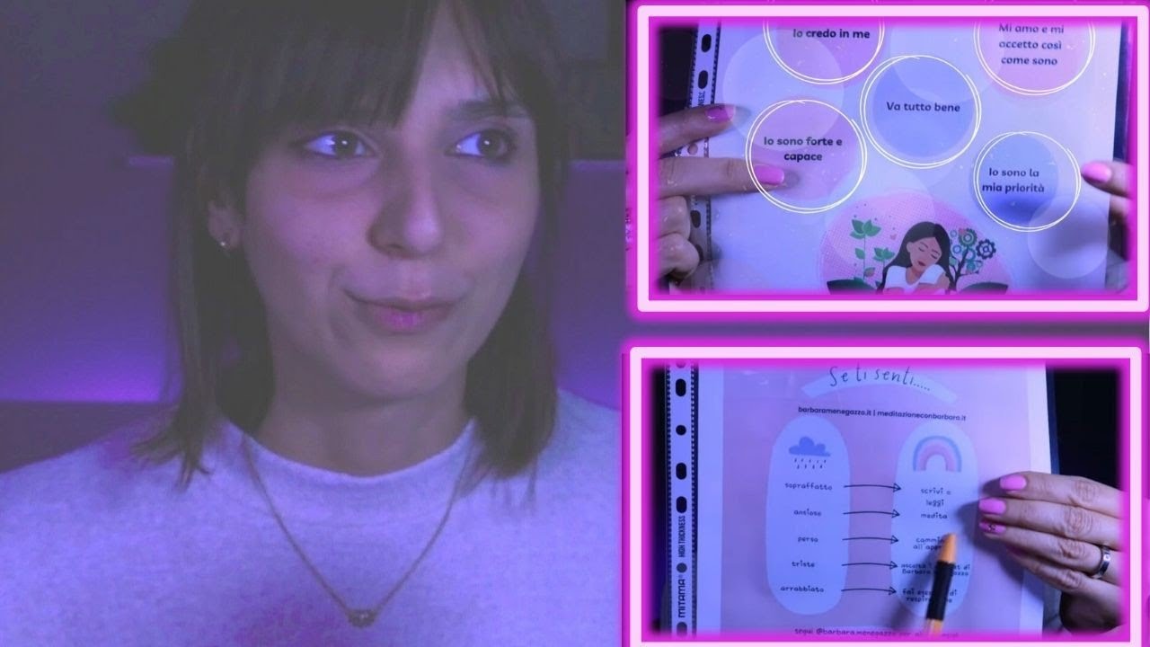 ASMR ita | Affermazioni Positive per farti Compagnia 💜 @barbaramenegazzo