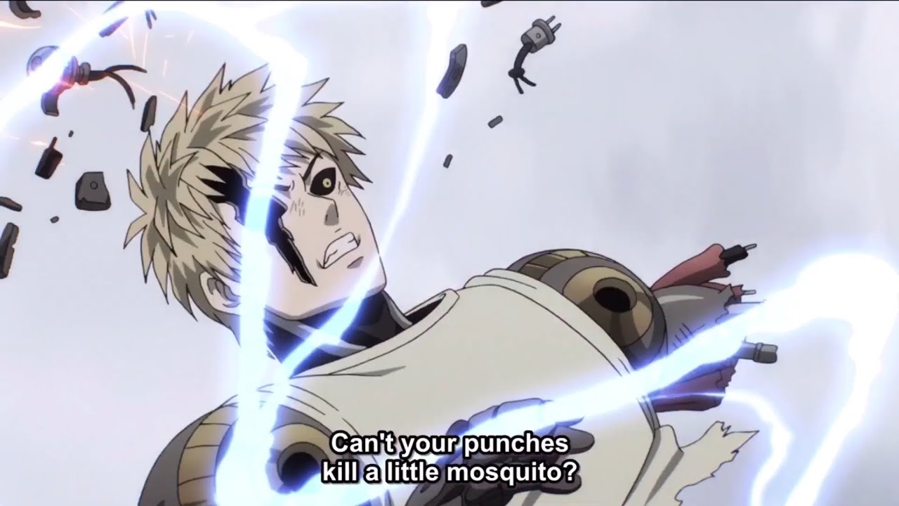 Genos getting whacked around for 40 seconds straight(HD)(Cut ...