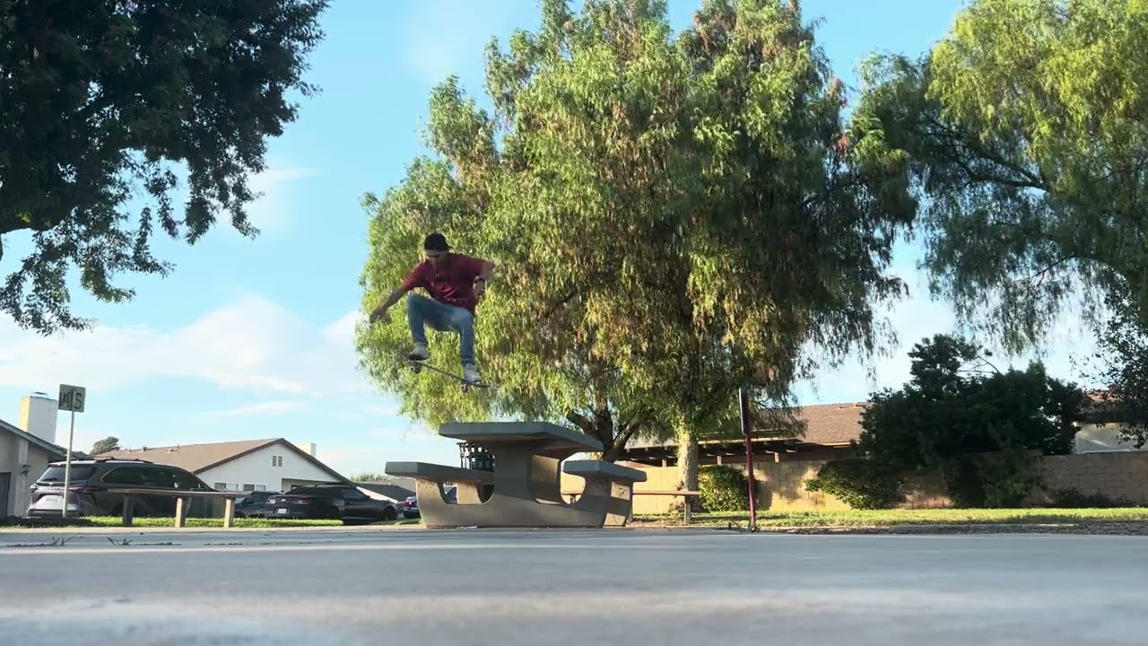 Front side one eighty. Fakie stance kick flip. - YouTube