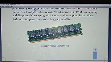 Class 5 chapter 1 Memory of the Computers