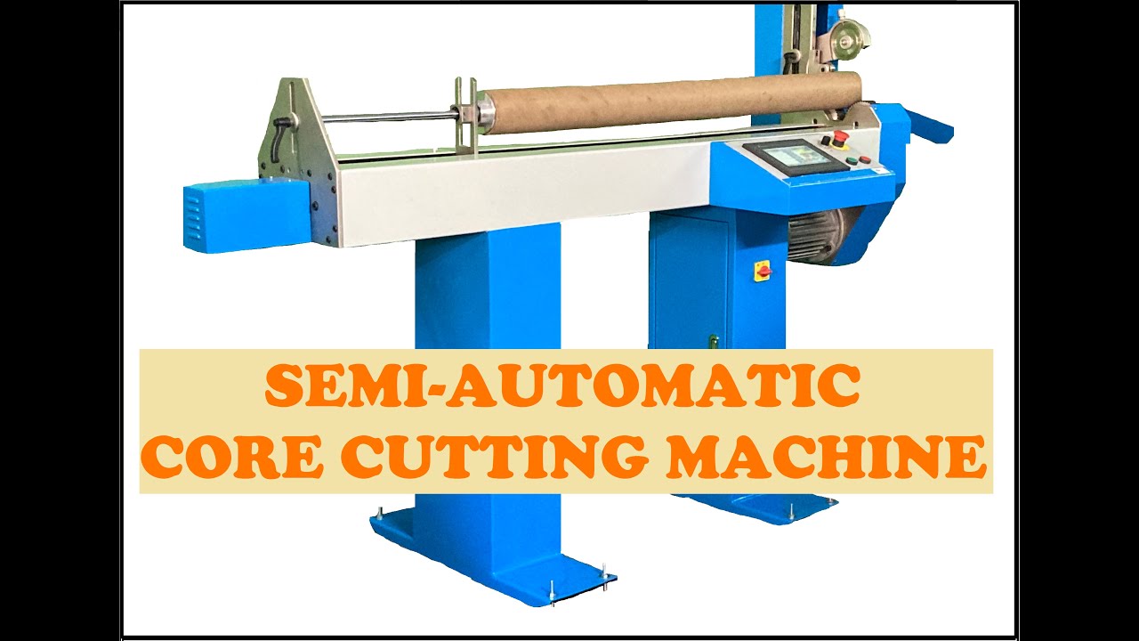 Semi-Automatic Paper Core Cutting Machine