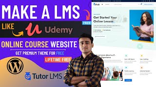 Create Online Course/LMS/Educational Website like Udemy/Skillshare with Wordpress (2025)