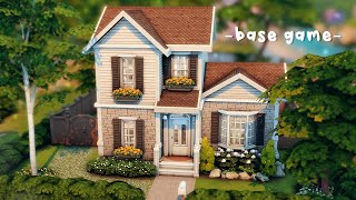 Base Game ONLY House // Speed Build - The Sims 4