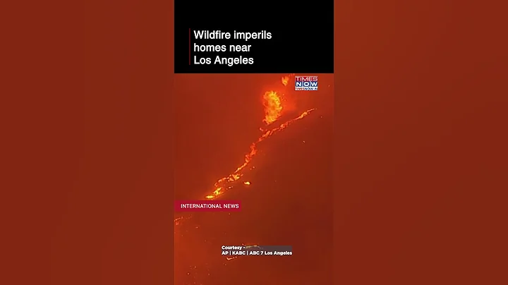 Wildfire Imperils Homes Near Los Angeles: Over 50,000 Under Evacuation Orders Or Warnings | #shorts