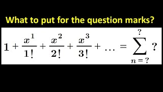 Convert an Expanded Sum to Sigma Notation