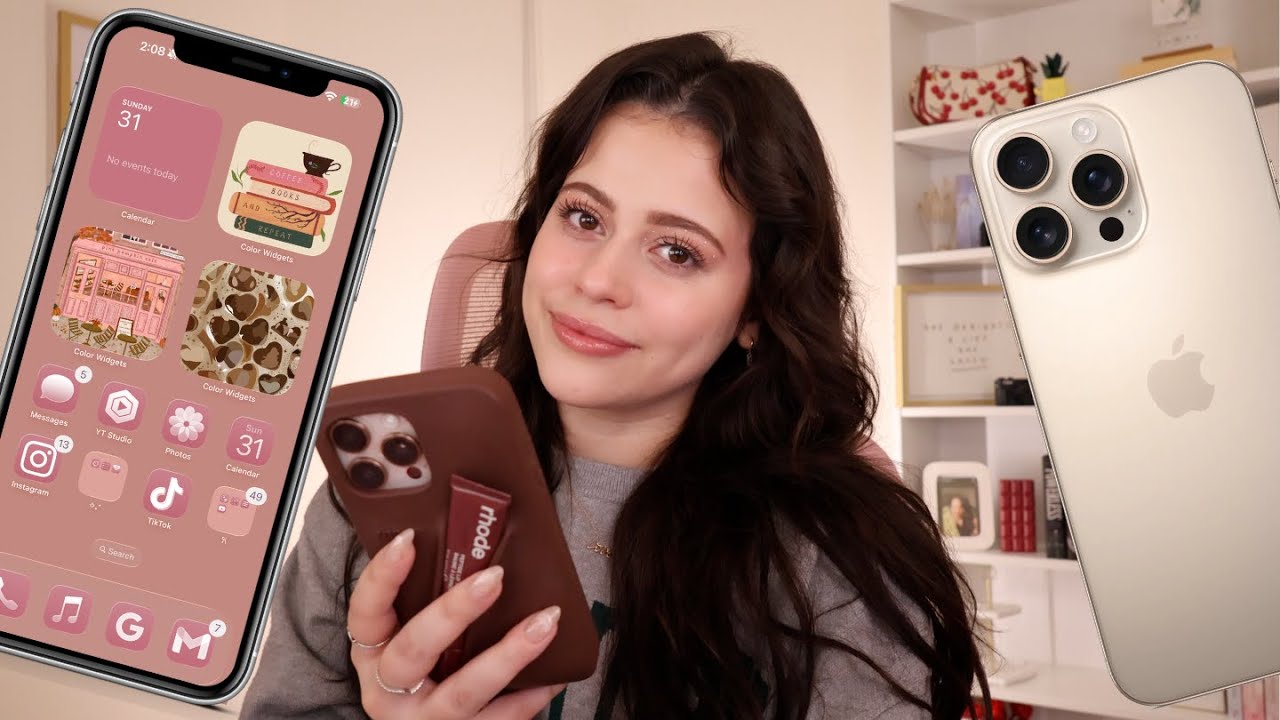 Making my iPhone Aesthetic using iOS 26 Beta! (fall vibes, basically a little yap session)📱