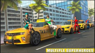 Superhero Taxi Simulator - Car Racing Stunts Games: Android Games screenshot 3