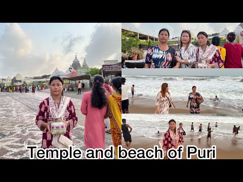 Puri ko Mandir ma darshan & beach ma gumai//#puri//🙏🙏