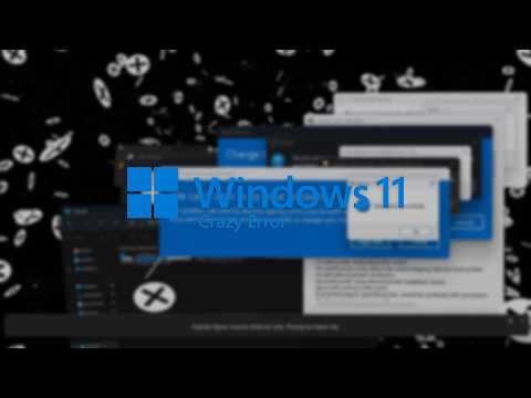 Windows 11 Crazy Error