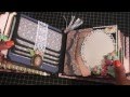 Shabby chic mini album swap with Crafty Malika