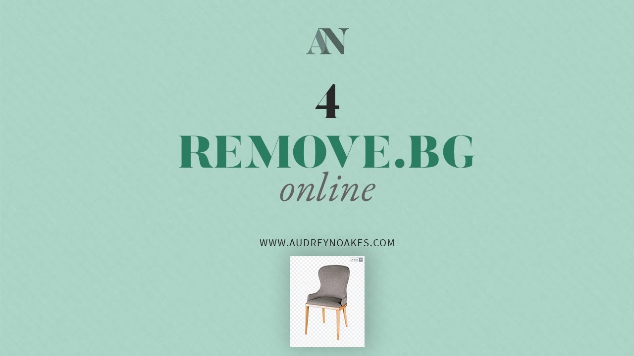 How to REMOVE BACKGROUND from image with remove.bg - YouTube