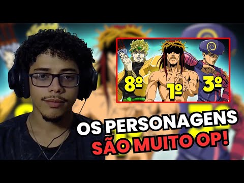 Awgustin Reagindo a Os Personagens MAIS PODEROSOS de JoJo's Bizarre Adventure!