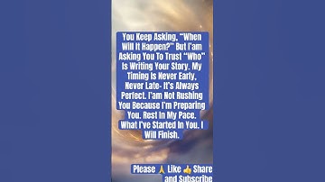 God’s Message: My Timing Is Perfect | Trust The Process, Delay Is Not Denial | Divine Plan Unfolding