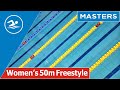Galina Bashlakova wins 50m Freestyle / Masters Swimming Belarus