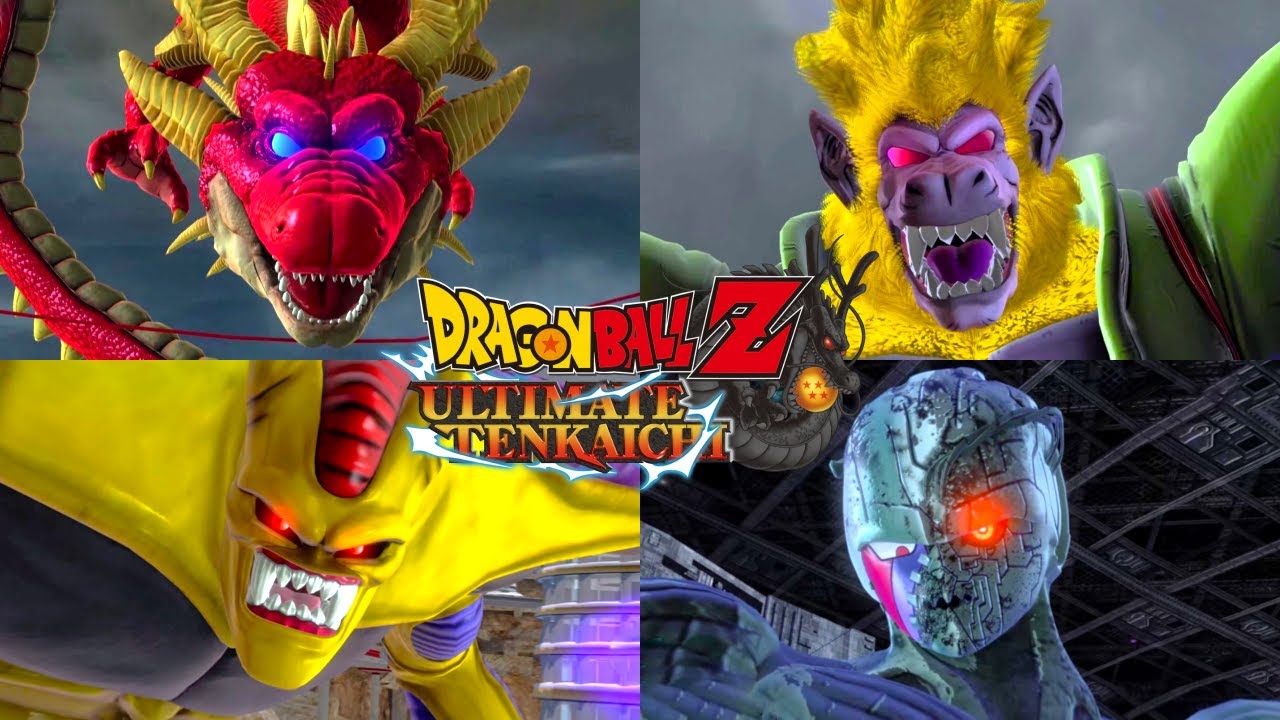 Dragon Ball Z Ultimate Tenkaichi - All Giant Boss Battles (4K 60FPS)