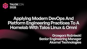 Applying modern DevOps and Platform Engineering practices to a homelab with Talos Linux and Omni