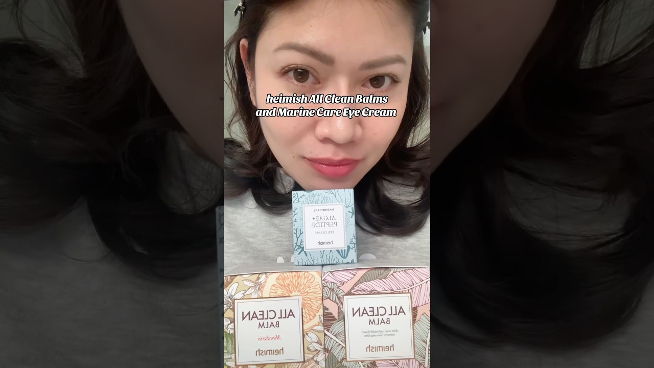 heimish All Clean Balm & Marine Care Eye Cream 