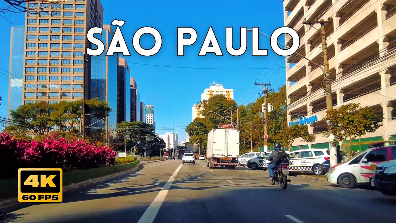 Dirigindo pela Água Branca e Barra Funda 4K 60FPS | São Paulo BRASIL