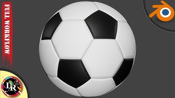 𝐓𝐮𝐭𝐨𝐫𝐢𝐚𝐥 : Create this ❛ Football / Soccer Ball ❜ 𝟑𝔻 𝐌𝐎𝐃𝐄𝐋 in Blender Under 2 Minutes .