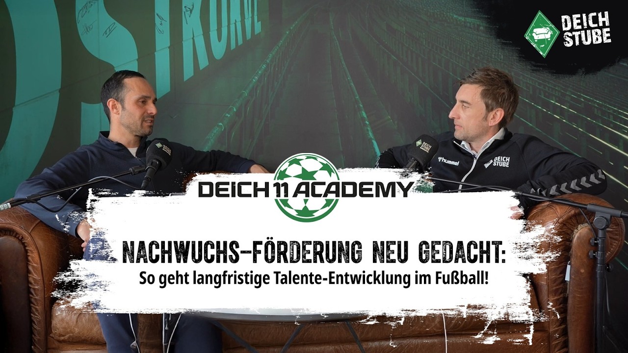 Ex-Werder-Trainer Nouri und DeichStube starten DEICH 11 ACADEMY: Stars von morgen nachhaltig fördern