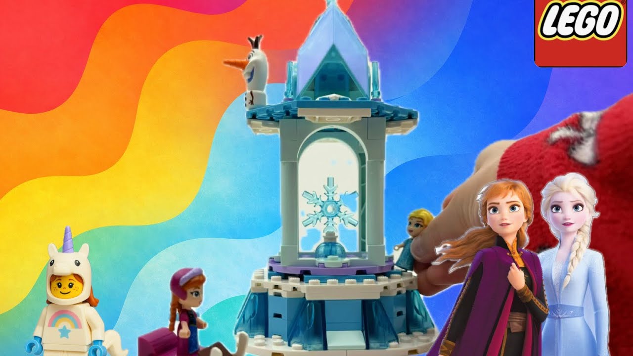 Opening & Building a Disney Frozen LEGO Set ❄️ | Elsa & Anna LEGO Fun!