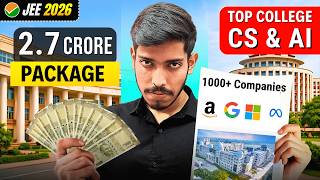 Best Engineering College 2.7 Crore Package 🤯 | ZENITH SCHOOL of AI #jee #jeemains 