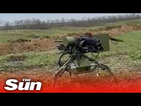 Робота дистанційно керованого кулемета на війні з РФ