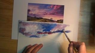 This is one of a series impressionist demonstrations. the main points
are to *start at upper left corner, unless you handed *paint with
smal...