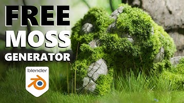Add Moss to Anything in Blender (Geometry Nodes | Free Download)