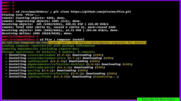 How To install Pico Cms On Opensuse Leap 42.3