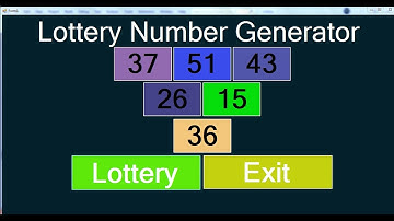 How to Create a Lottery Number Generator with Random Function in Visual Basic.Net