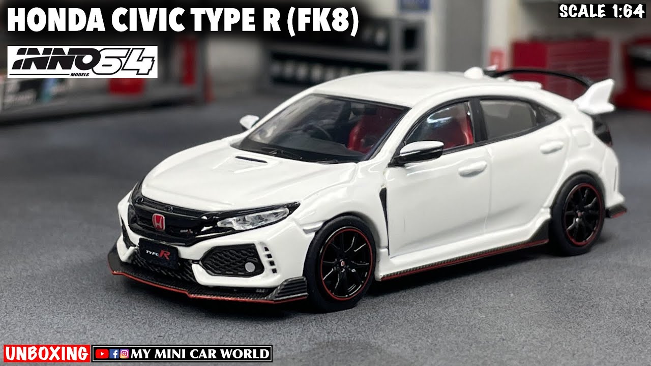 『МИР МИНИМАЛЬНЫХ АВТОМОБИЛЕЙ』РАСПАКОВКА INNO64 1/64 HONDA CIVIC TYPE R (FK8)