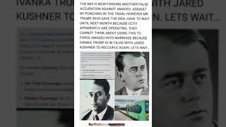 FALSE ACCUSATION AGAINST AMADEU OF PUNCH IN THE TRAIN DUE TO BE FORGED