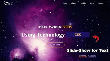 Слайд Шоу для текста используя HTML & CSS шаг за шагом ||  Slide show for text using HTML & CSS