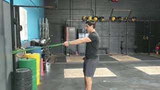 Banded Scapular Retraction Row