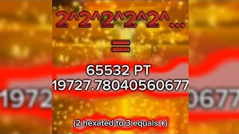 Calculating exponents, tetration, pentation, HEXATION. @XanderTran
