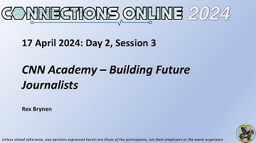 CO24 D2S3: CNN Academy – Building Future Journalists